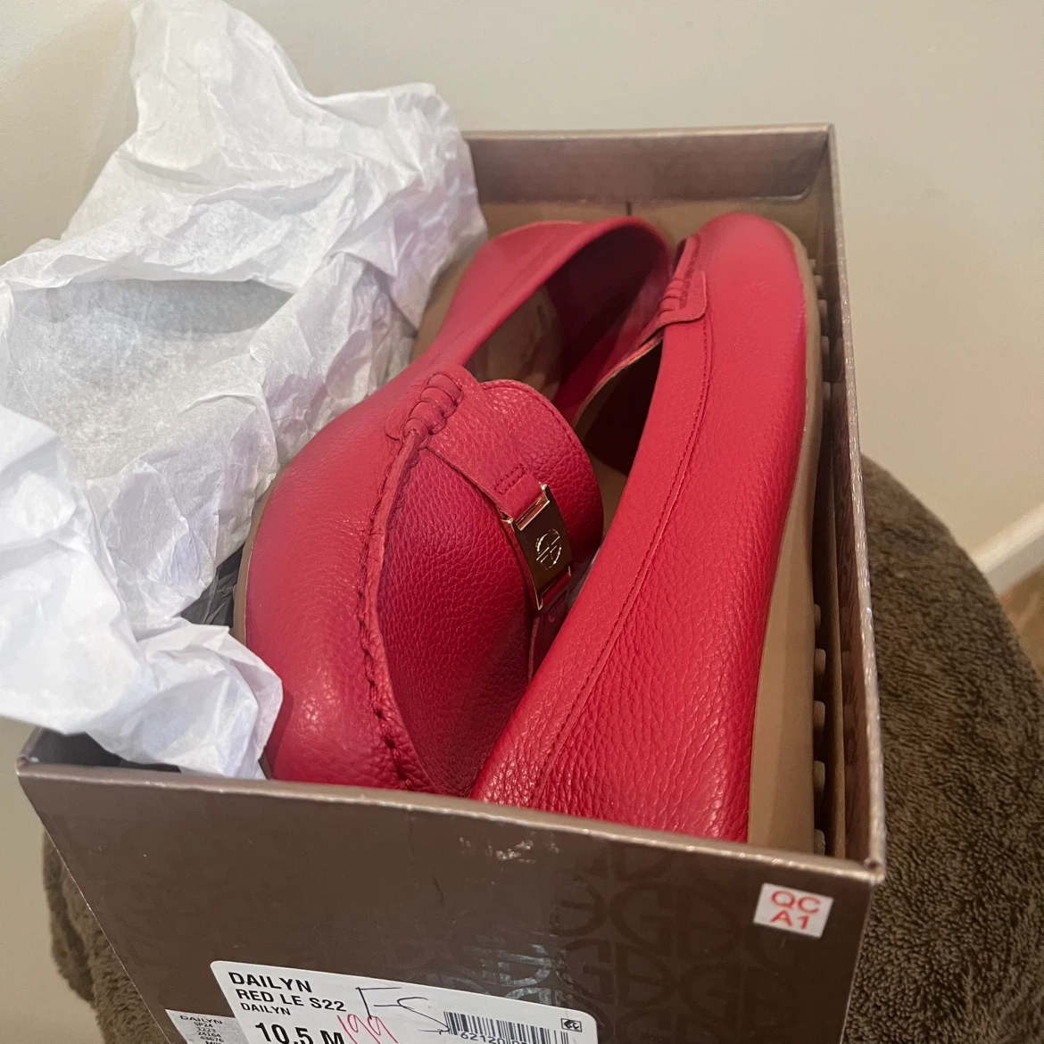 Giani Bernini Dailyn Loafers Red Size 10.5 M