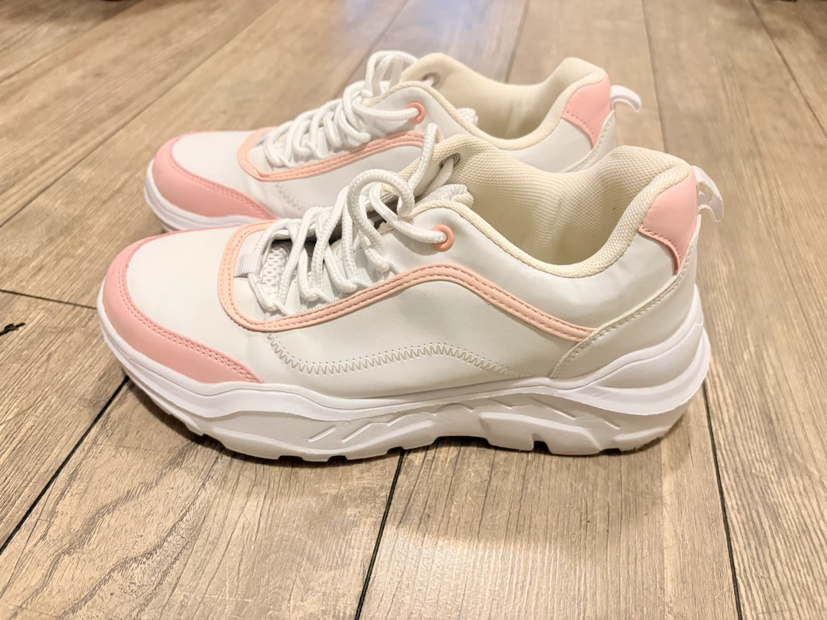 White and pink chunky sneakers - photo 4