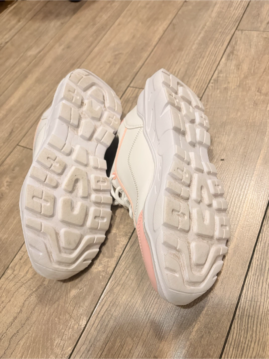 White and pink chunky sneakers - photo 5