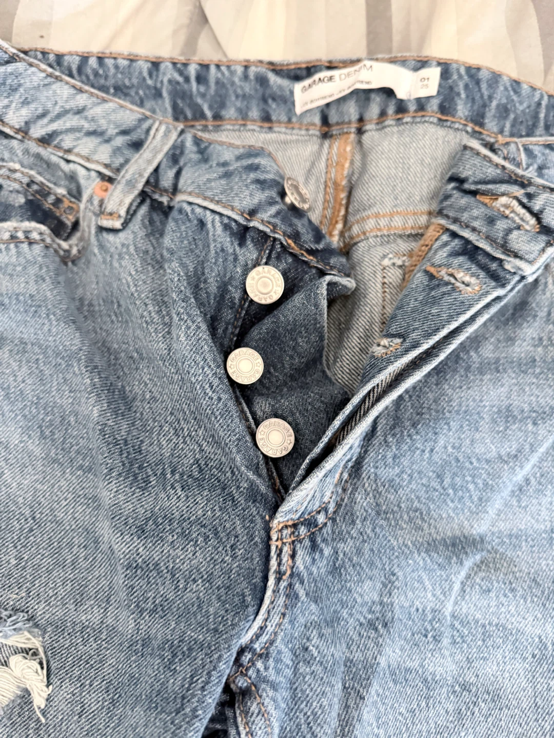 Garage Denim Ex-Boyfriend Jeans Size 25 - photo 3