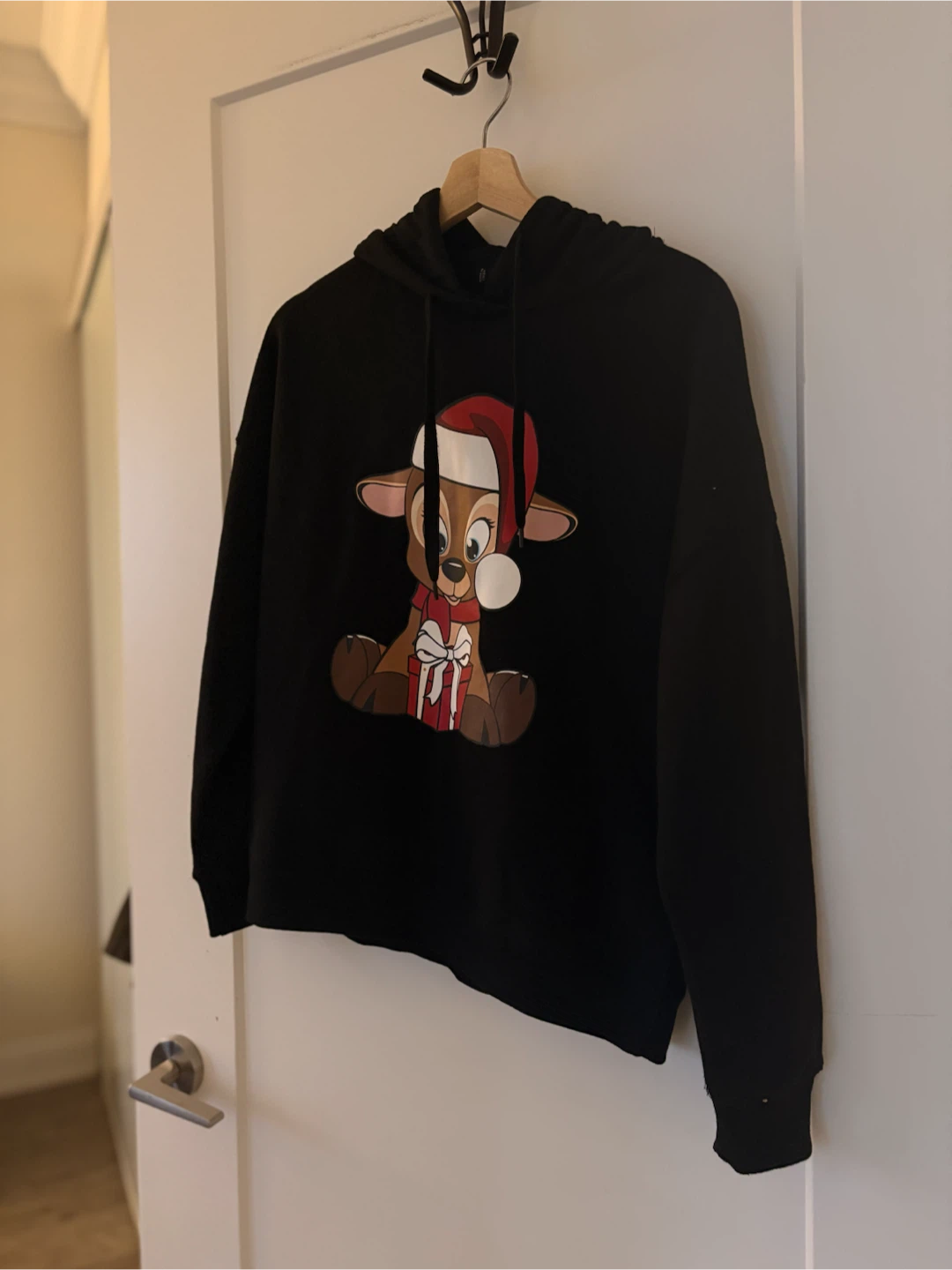 Black Reindeer  Hoodie - photo 3