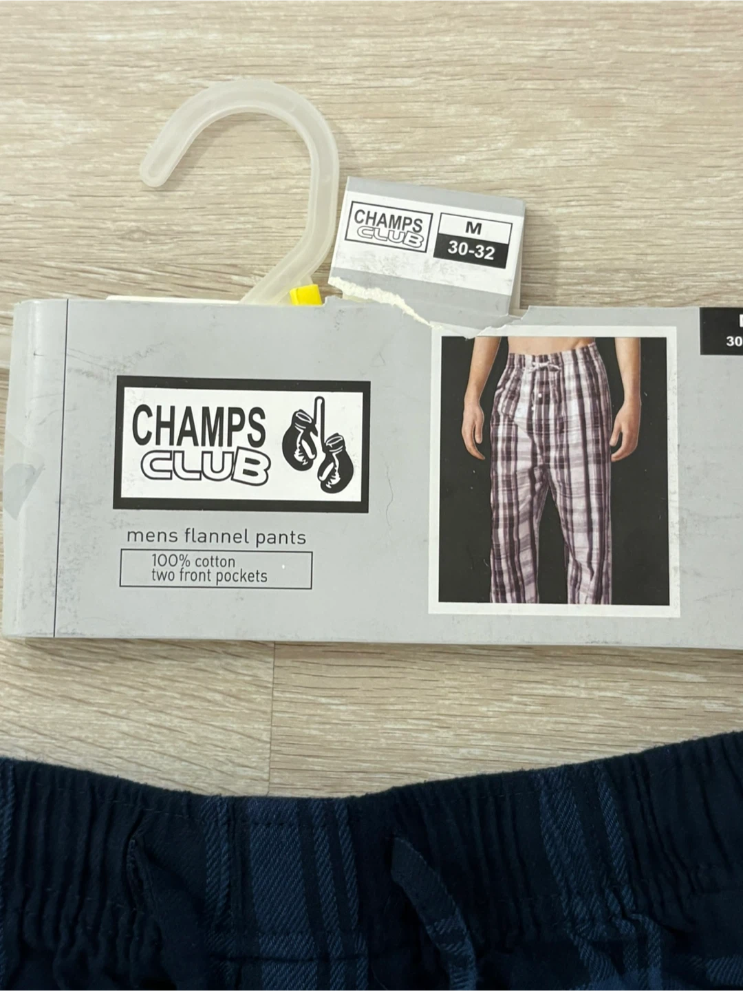 Champs Club Mens Flannel Pants, Size M - photo 3