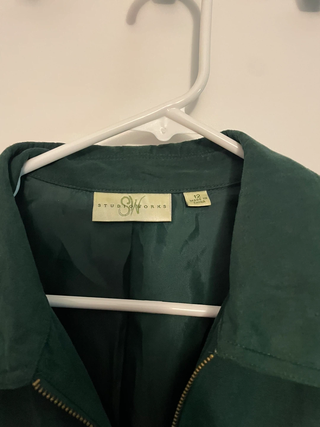 Studio Works Green Suede Jacket - photo 3