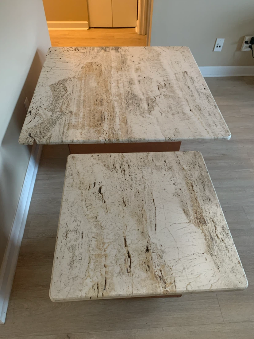 Marble Coffee Table and End Table - photo 2