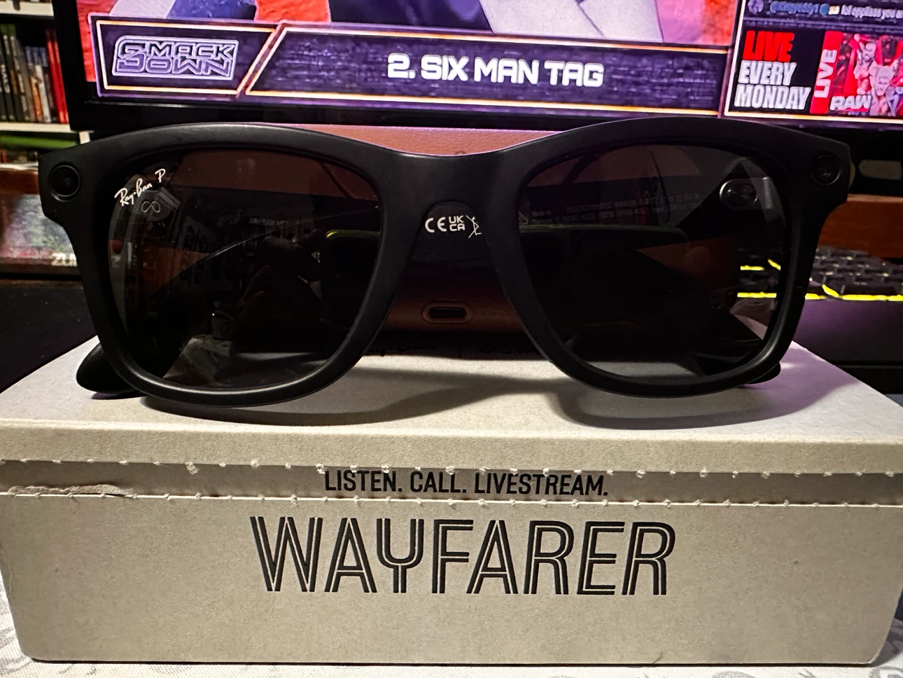 Meta Ray-Ban Wayfarer AI Smart Glasses (Gen1) - 4 Months old - photo 2