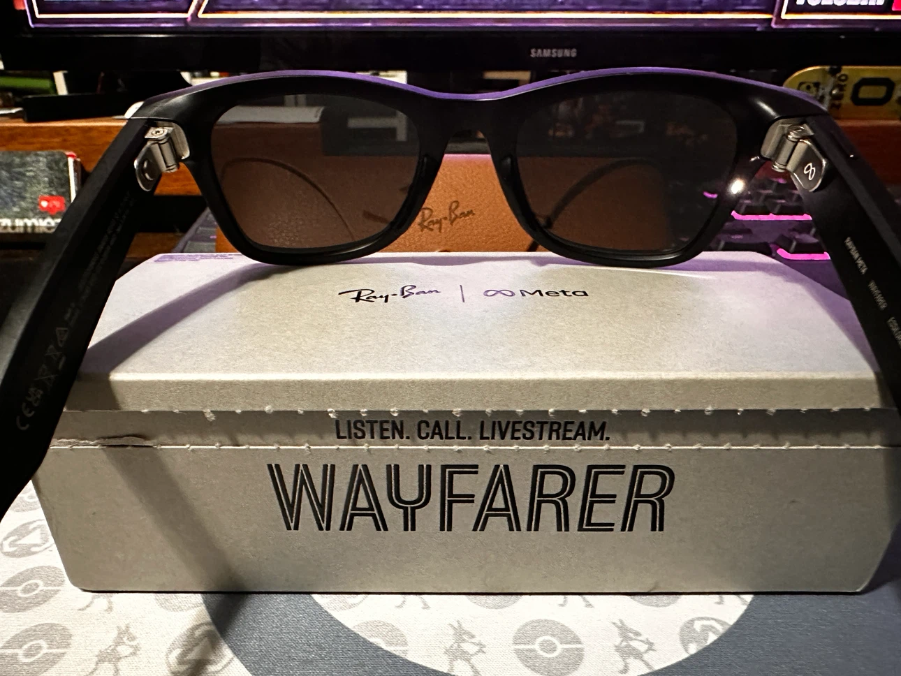 Meta Ray-Ban Wayfarer AI Smart Glasses (Gen1) - 4 Months old - photo 5
