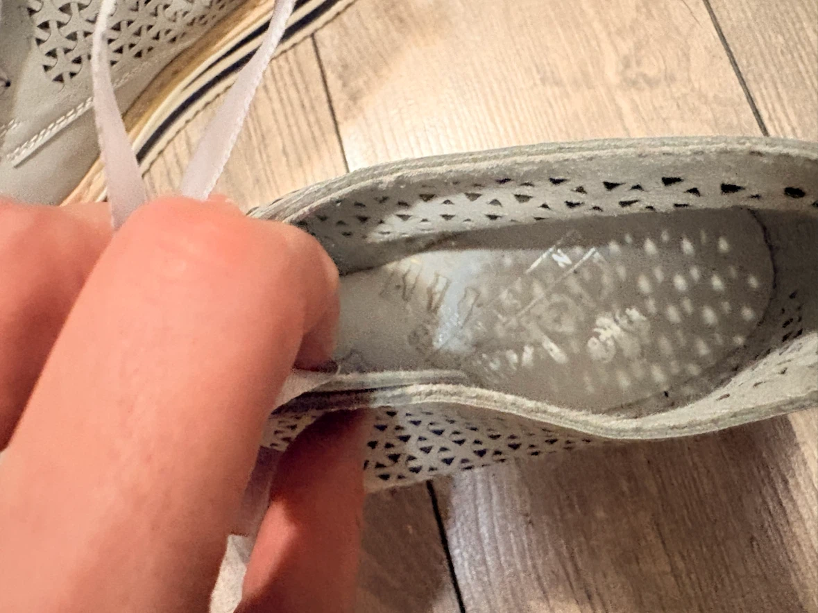 Rieker grey cut-out lace-up shoes - photo 5