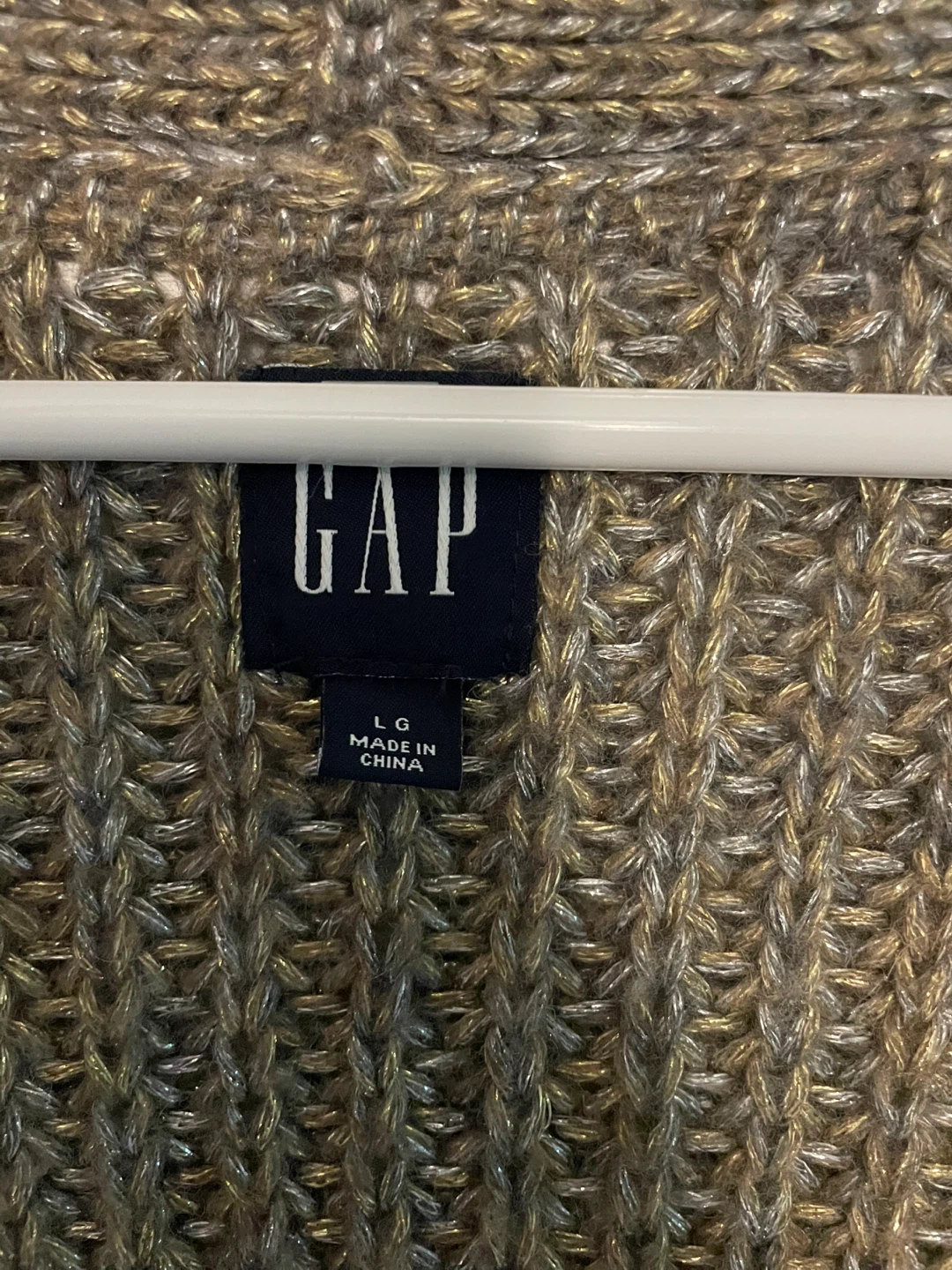 Gap Metallic Knit Cardigan - photo 3