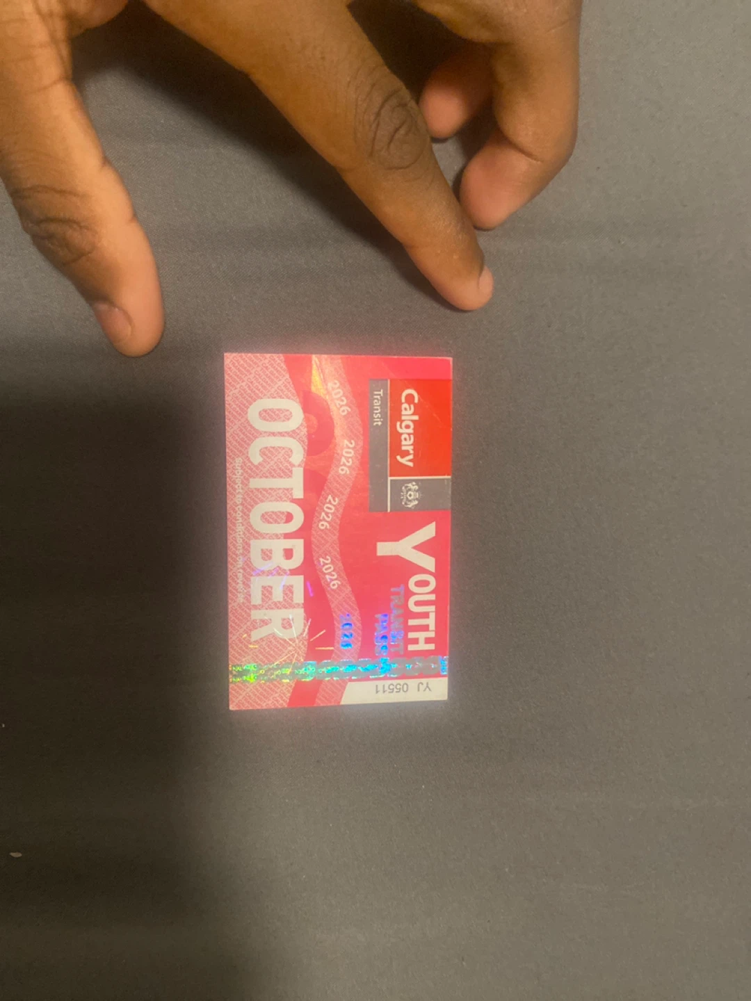 Calgary Transit October Youth Transit Pass - photo 2