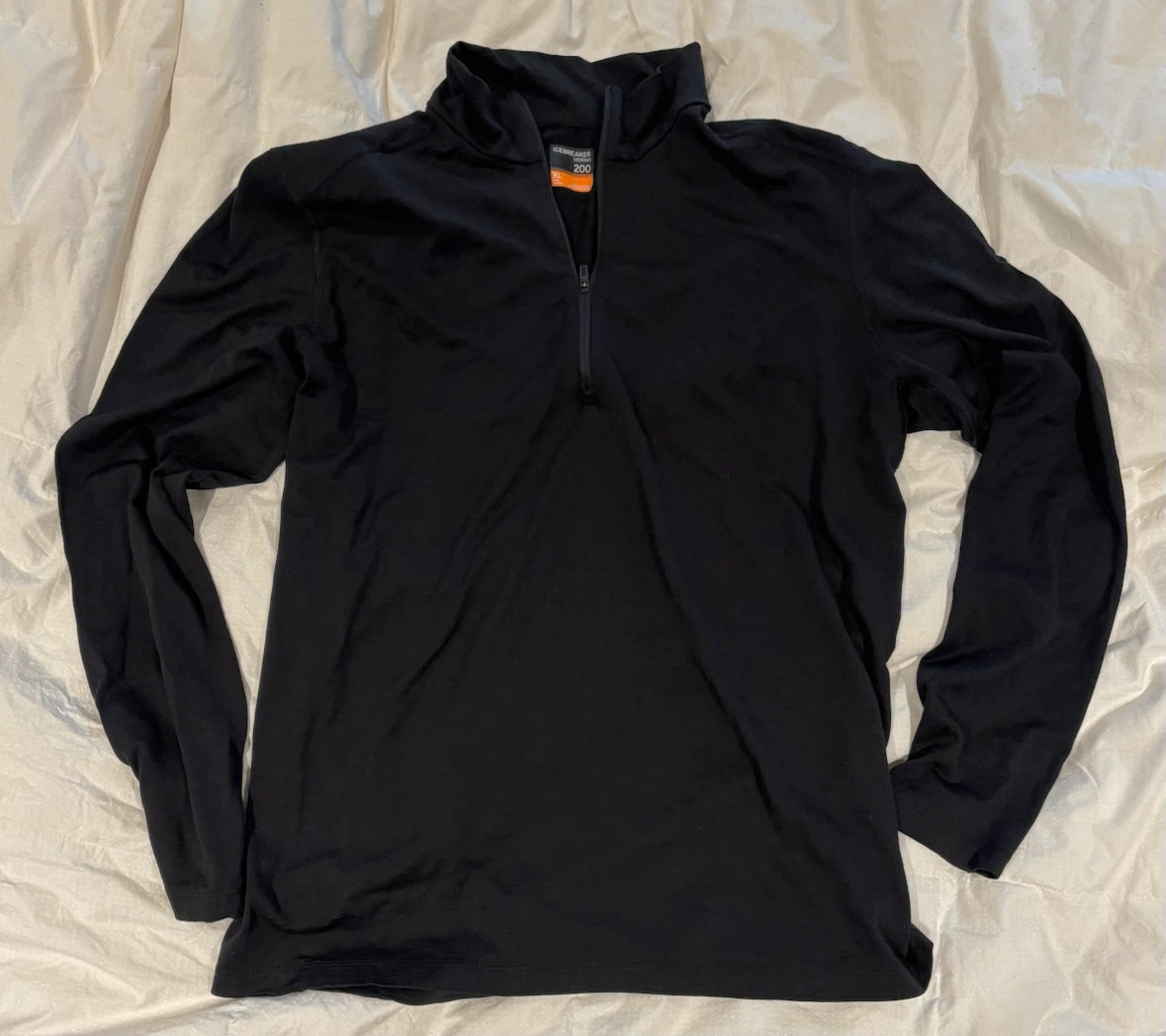 Icebreaker Merino 200 Half-Zip Long Sleeve Black