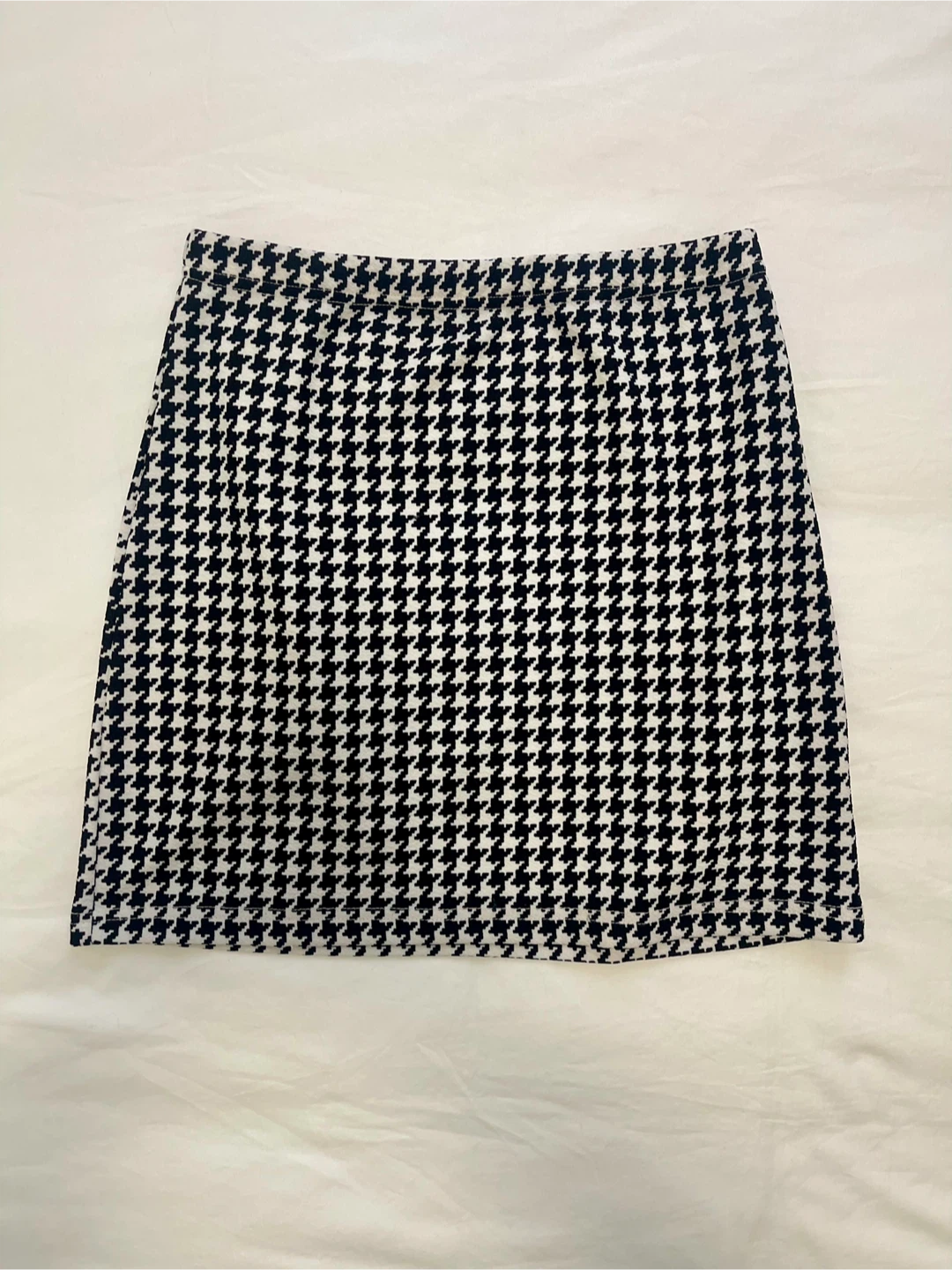 Black & White checkered mini skirt - photo 3
