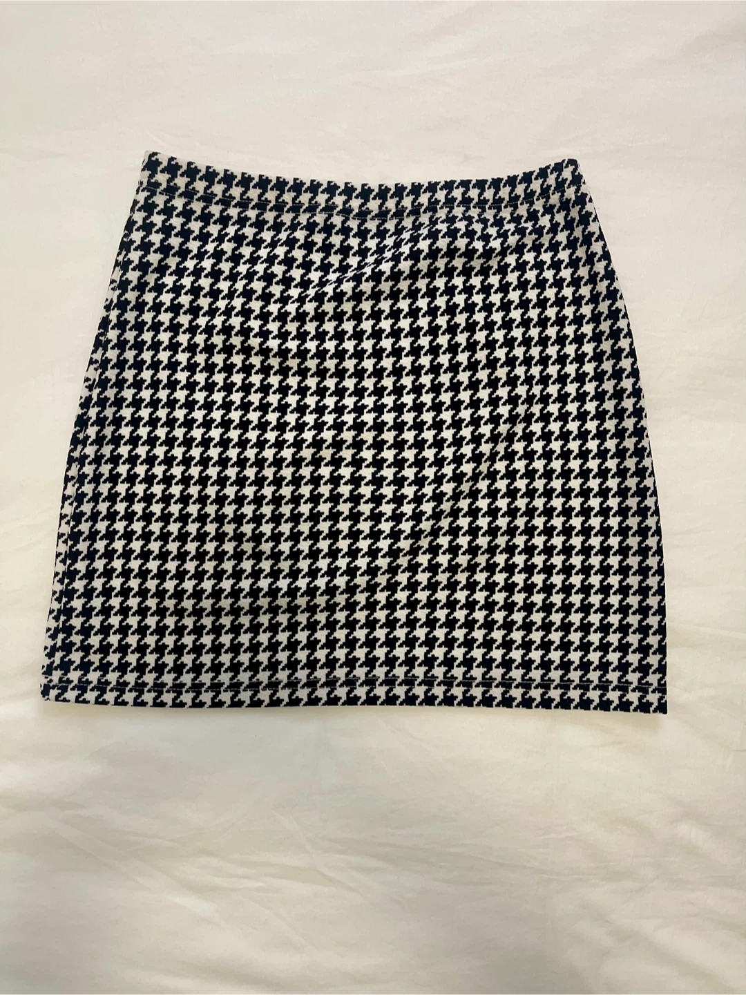 Black & White checkered mini skirt - photo 4