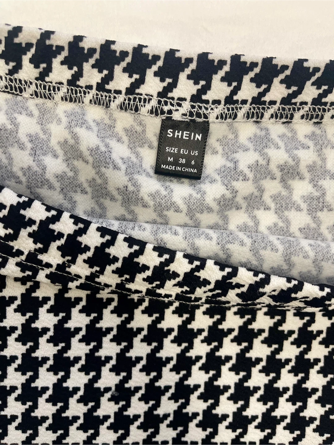 Black & White checkered mini skirt - photo 5