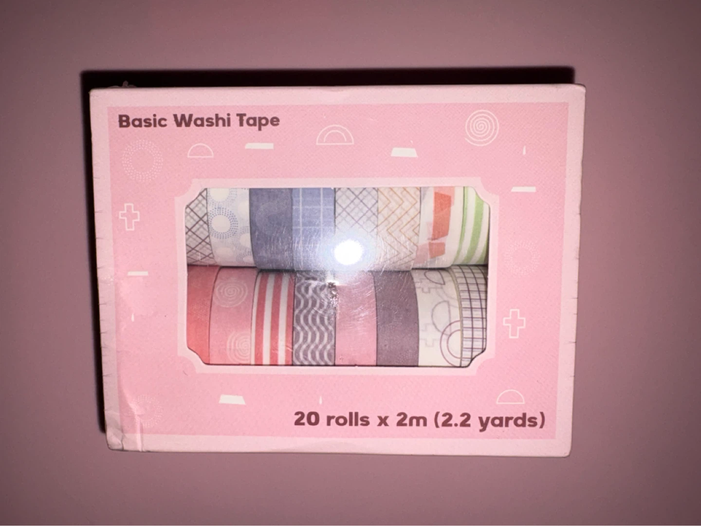 Basic Washi Tape Set (20 Rolls)