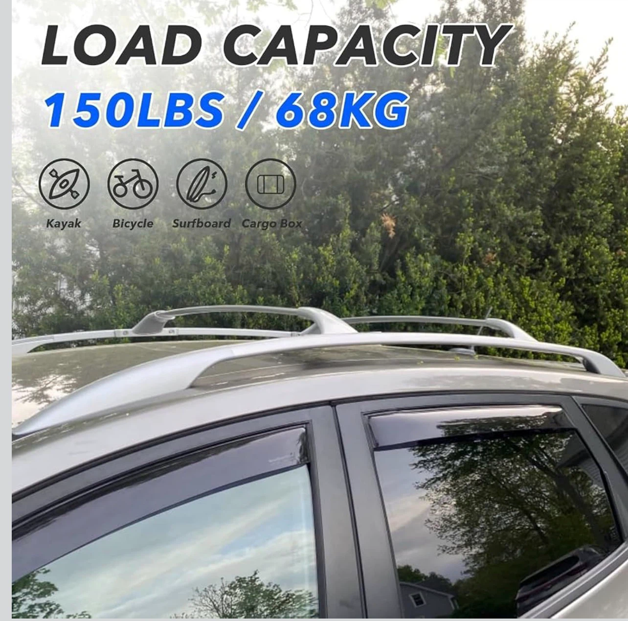 Roof Rack Cross Bars Compatible with Nissan Qashqai - photo 3