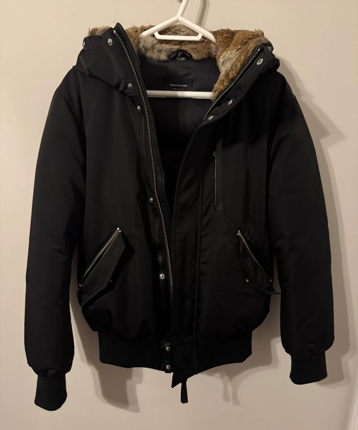 Men's Mackage Bomber Winter Jacket Size 38 - photo 2