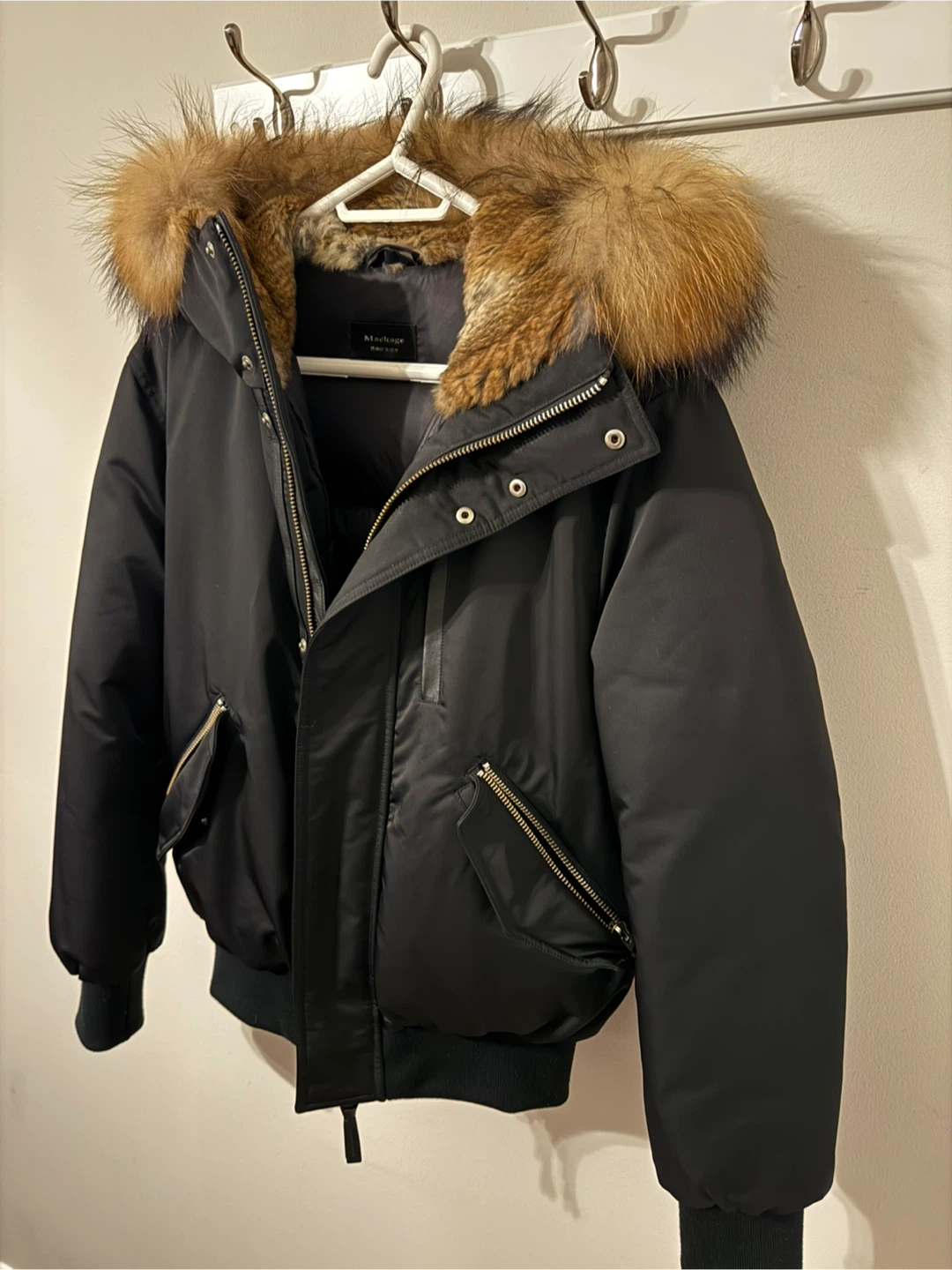 Men's Mackage Bomber Winter Jacket Size 38 - photo 5