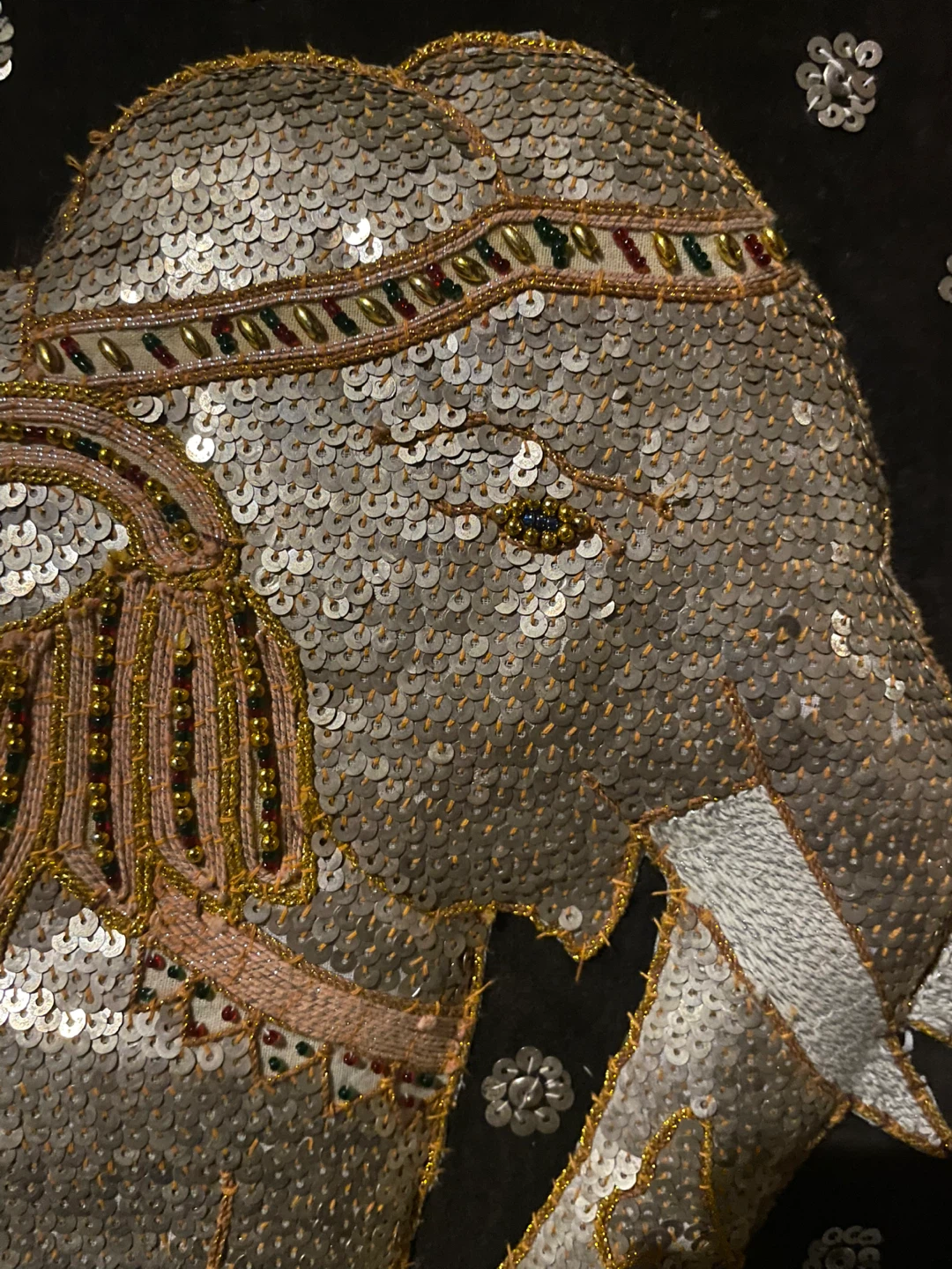 Thai Elephant Sequin Wall Art - photo 4