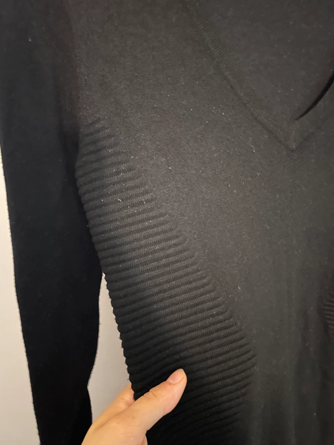 Guess Black Long Sleeve Knit Dress - photo 3