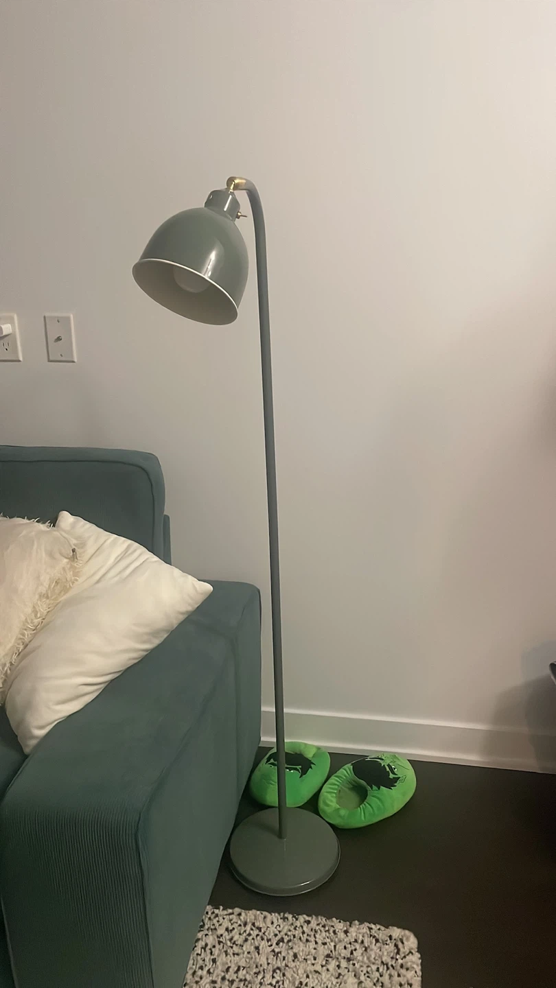 Modern Green Floor Lamp ( + Bulbs)