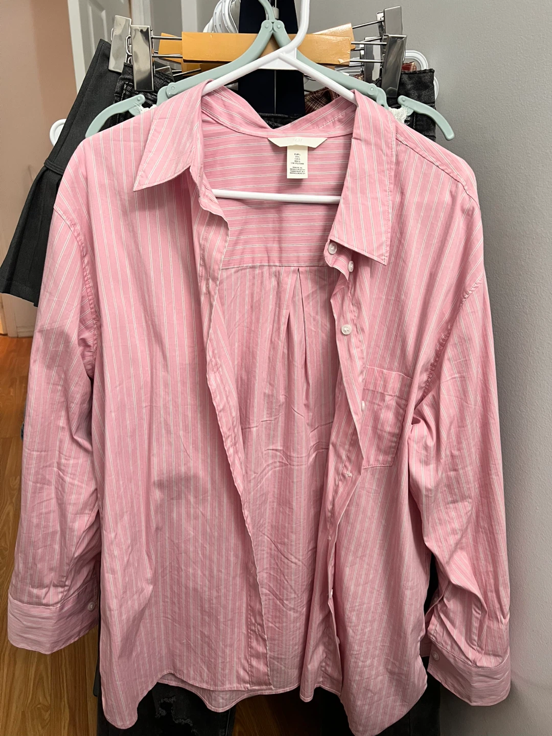 H&M Striped Button-Down Shirt