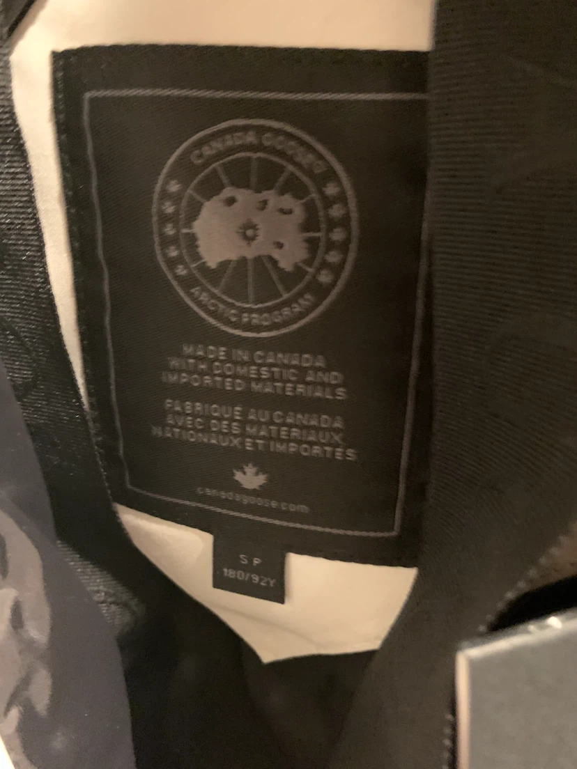 Canada Goose Brockton Parka White Men's Small - photo 4