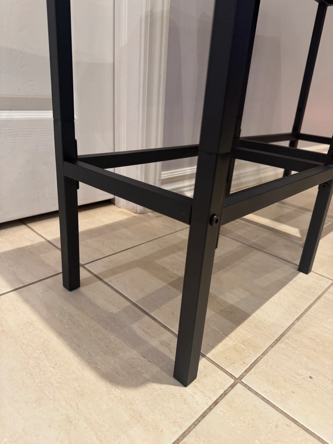 Two Black Bar Stools - photo 5