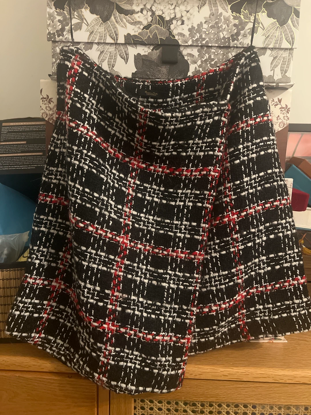 Massimo Dutti Tweed Skirt