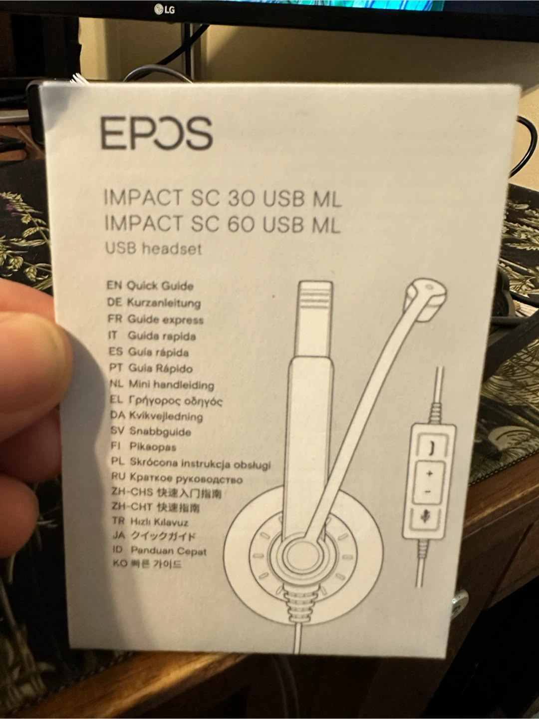 EPOS SC 60 USB ML Wired Headset - photo 4