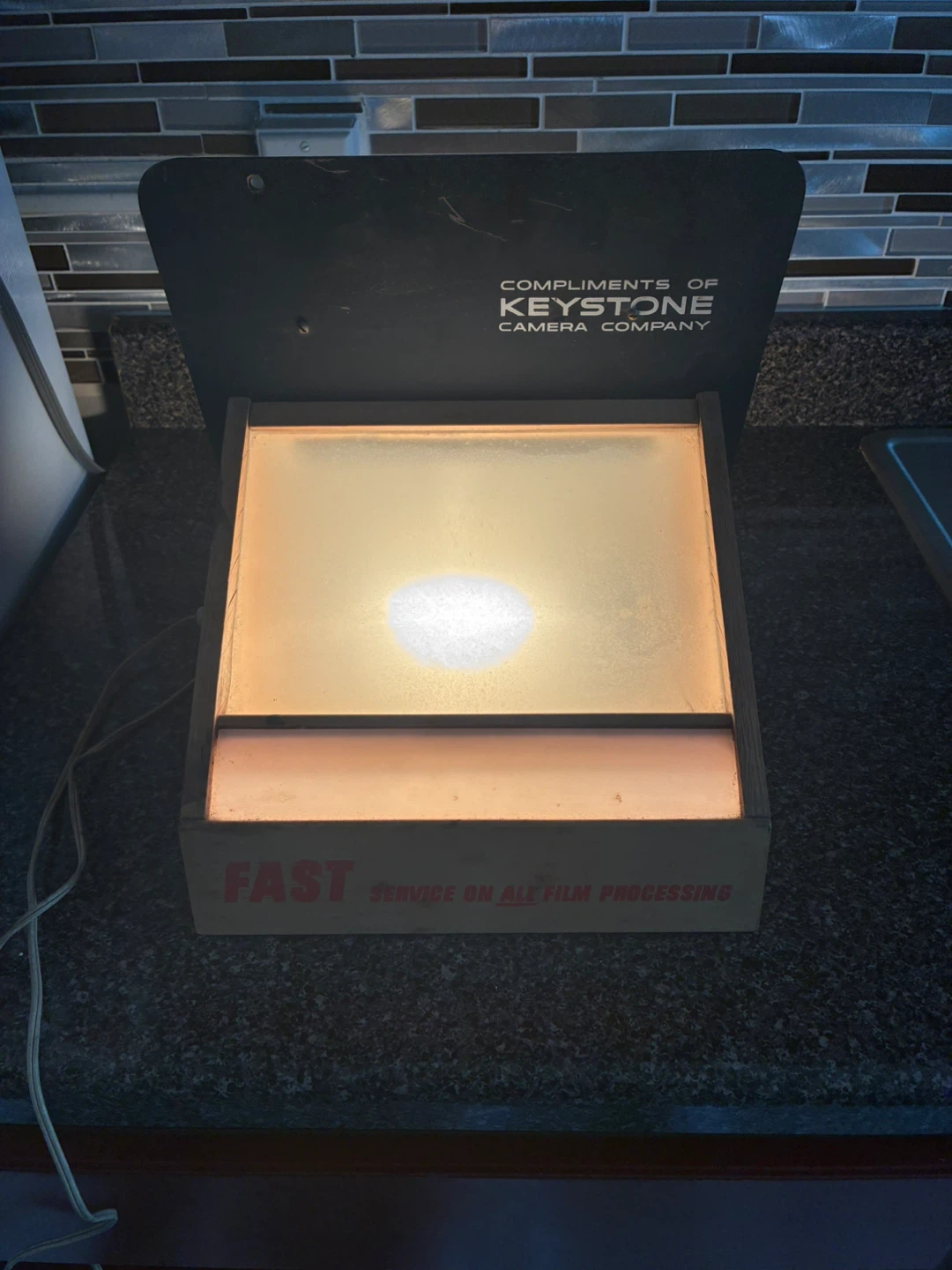 Vintage Keystone Camera Company Light Box Sign - photo 2