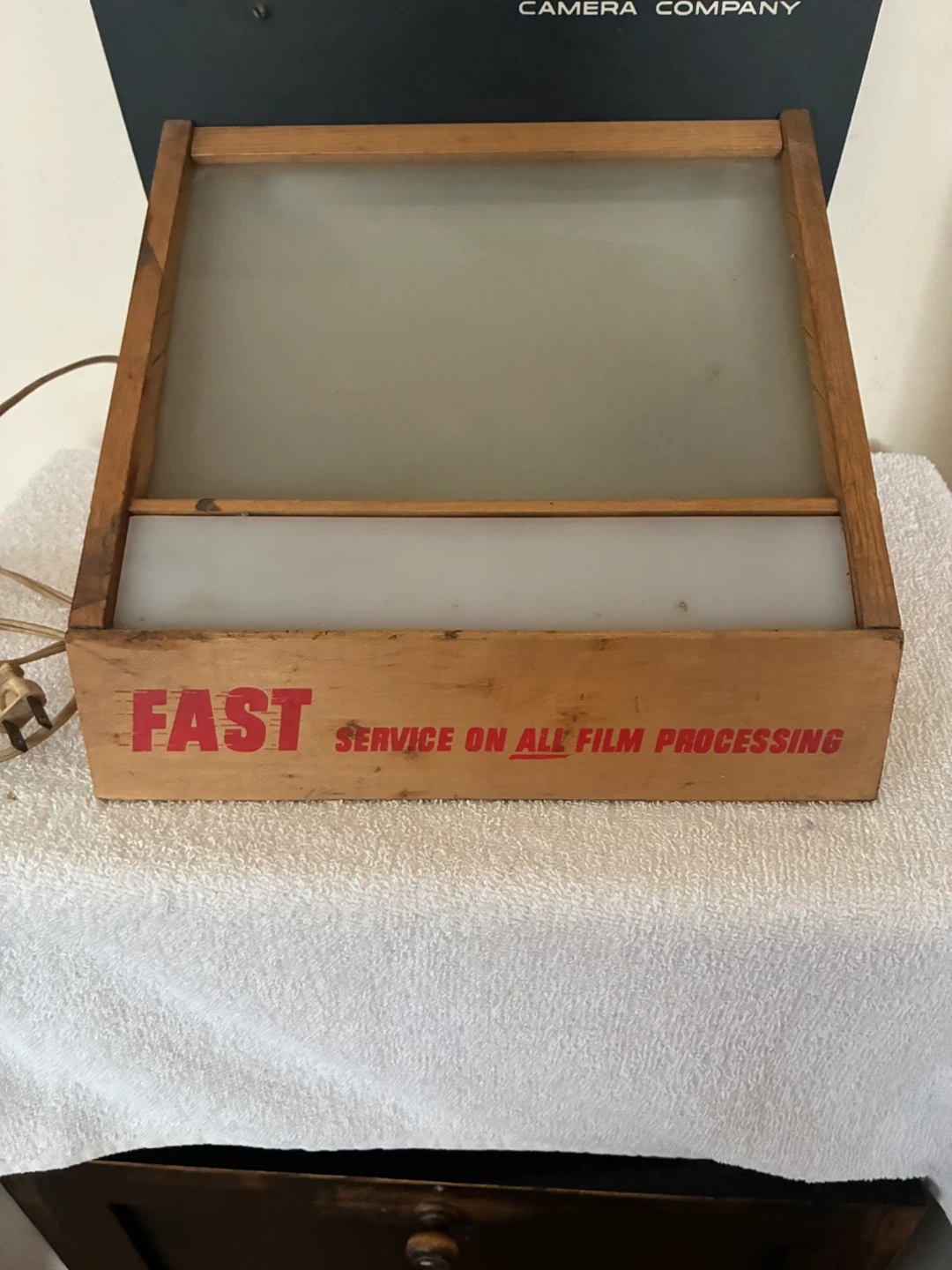Vintage Keystone Camera Company Light Box Sign - photo 3