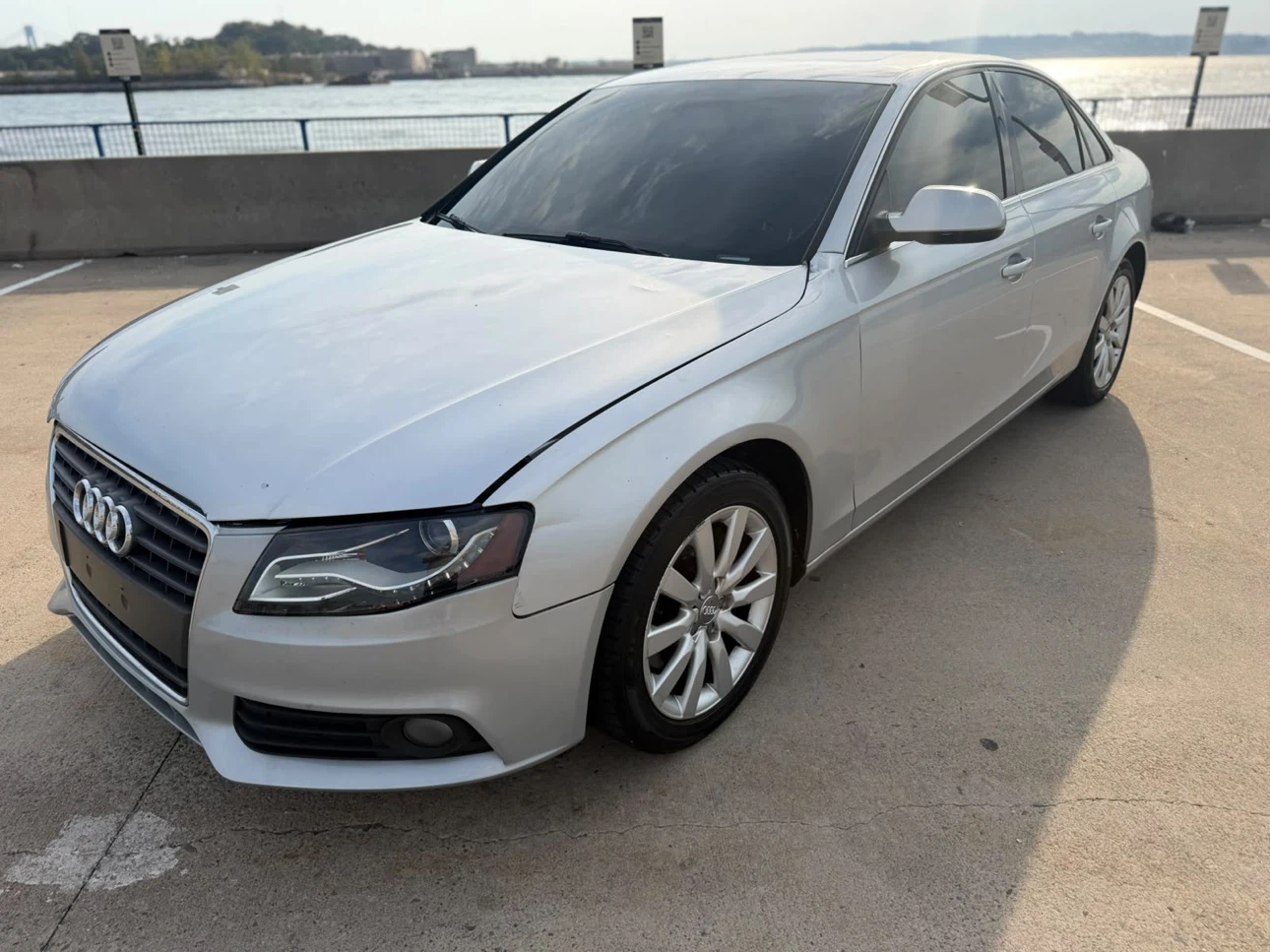 Silver Audi A4 Sedan - photo 2