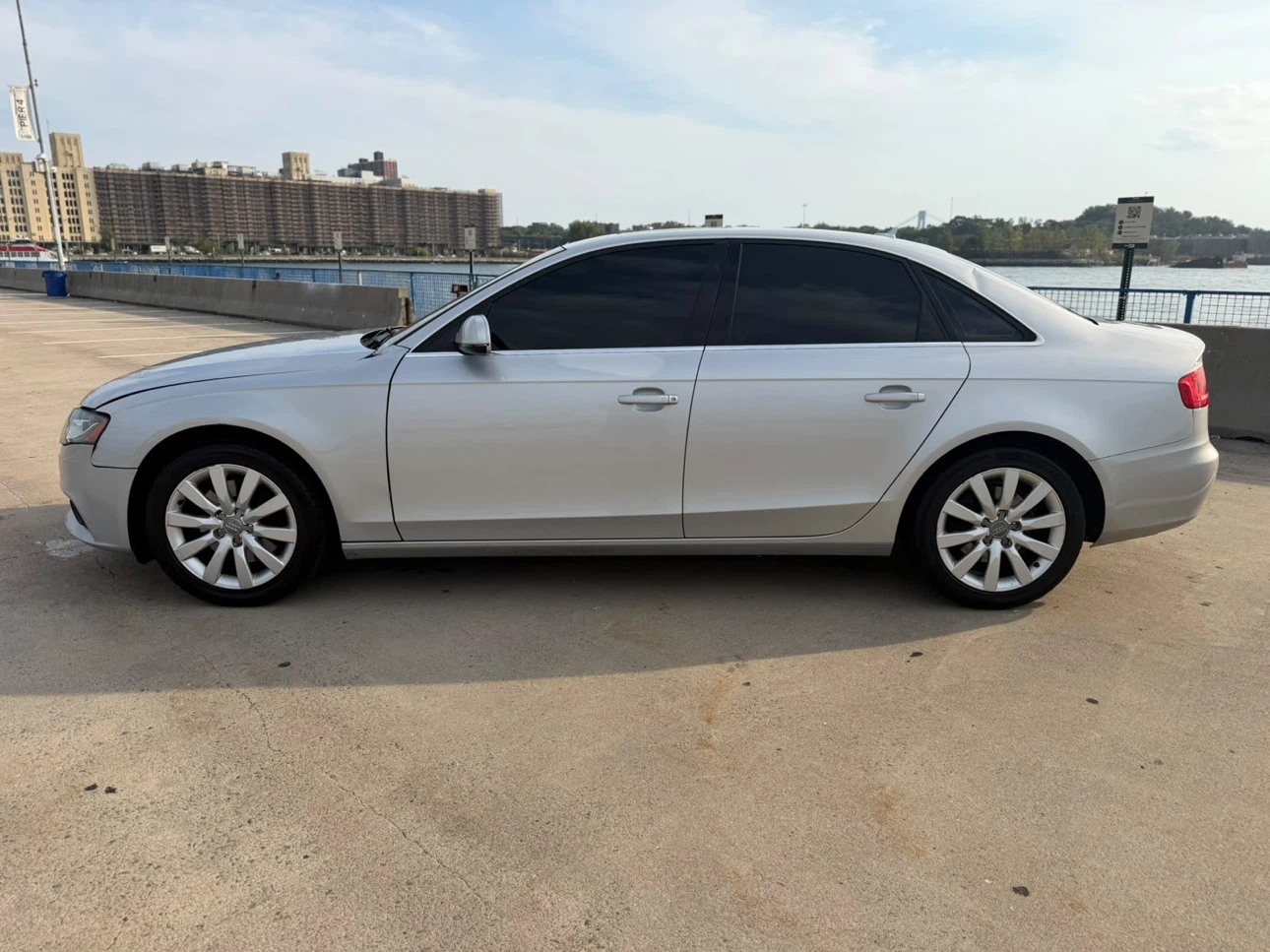 Silver Audi A4 Sedan - photo 4