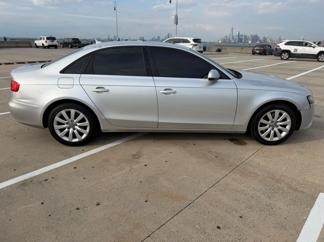 Silver Audi A4 Sedan - photo 5