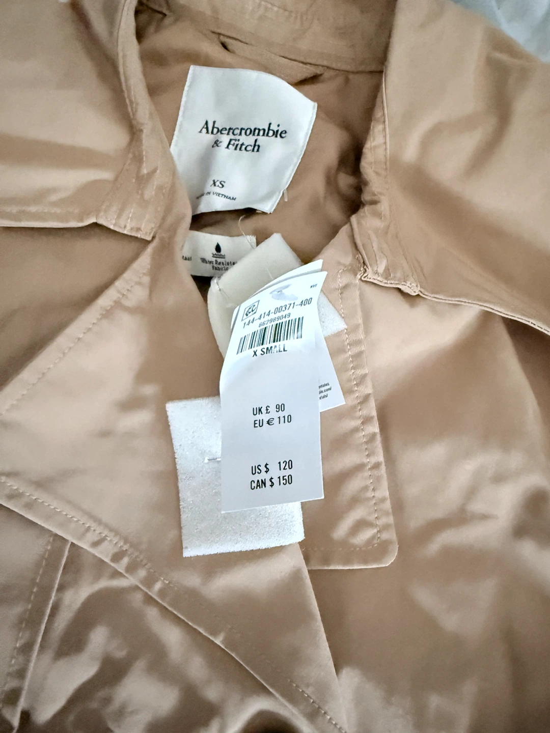 Abercrombie & Fitch Cropped Trench Jacket - photo 3