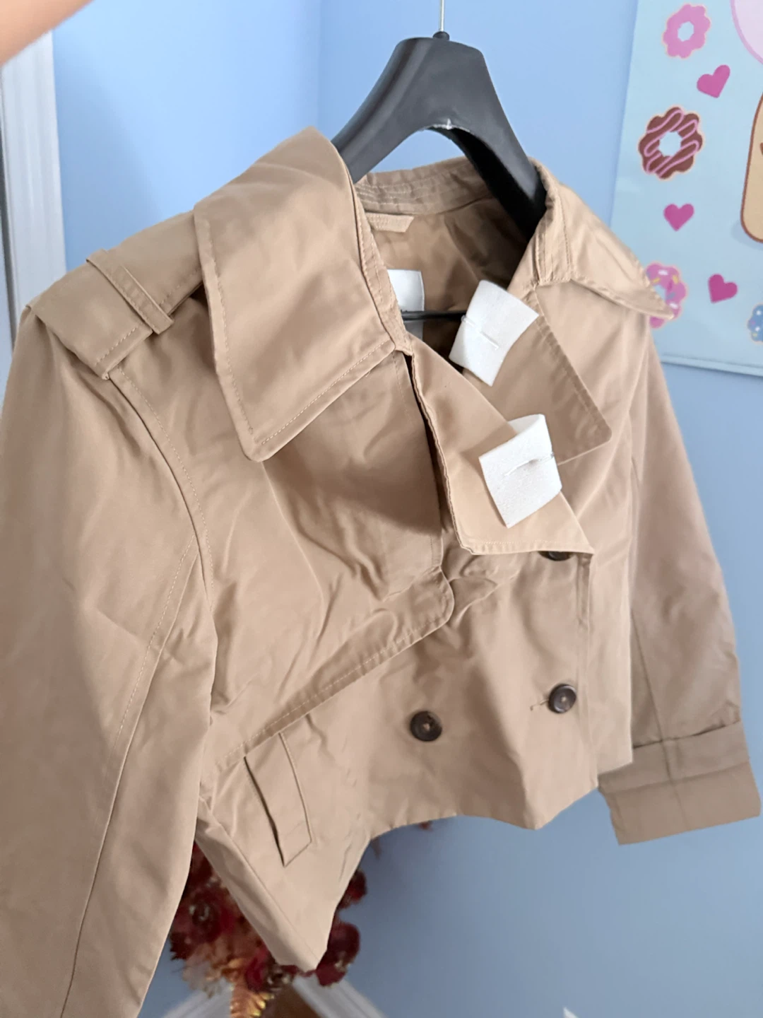 Abercrombie & Fitch Cropped Trench Jacket - photo 4