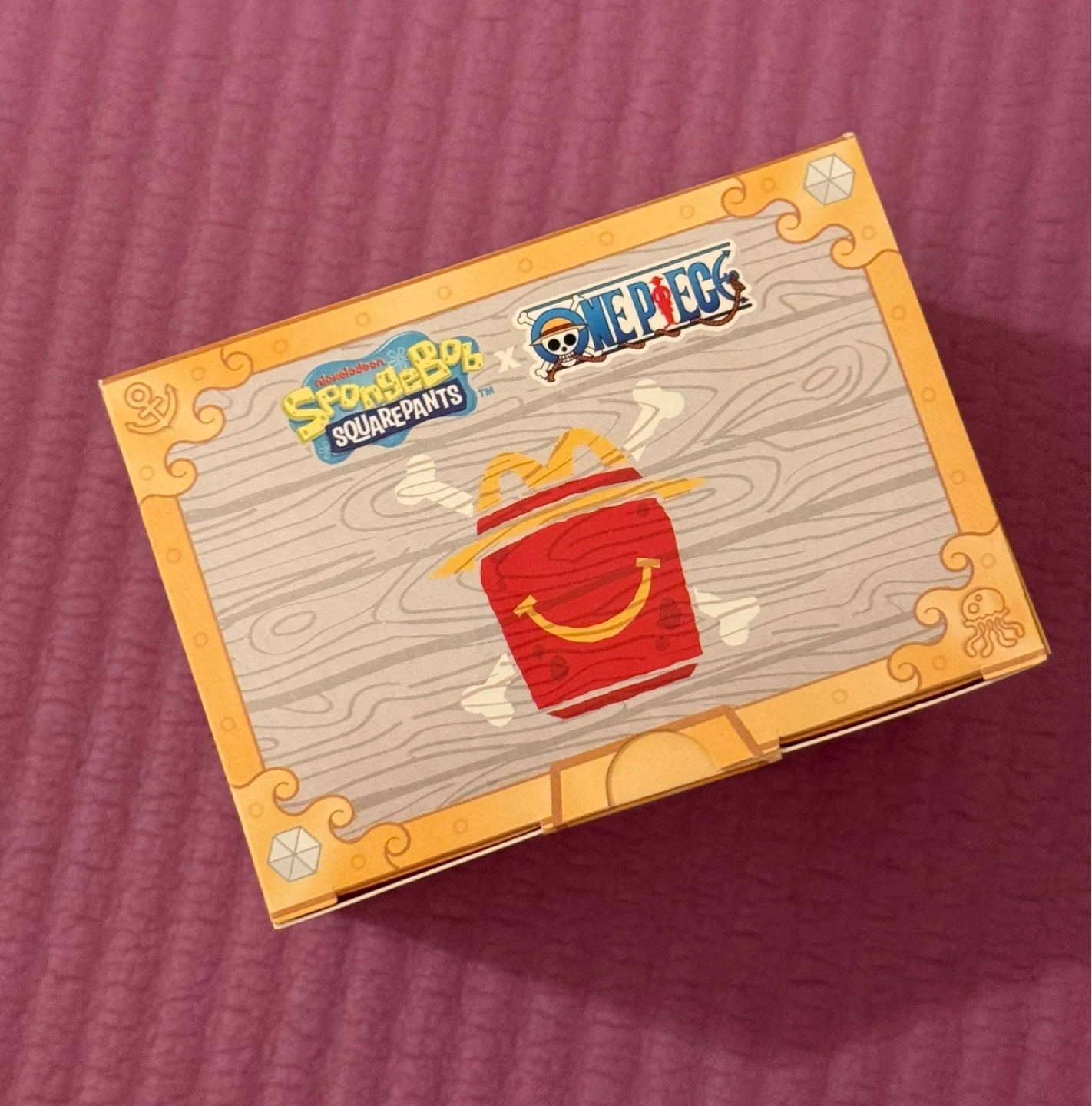 NEW✨McDonalds Spongebob x One Piece Gear 5 Luffy Toy Box - photo 3