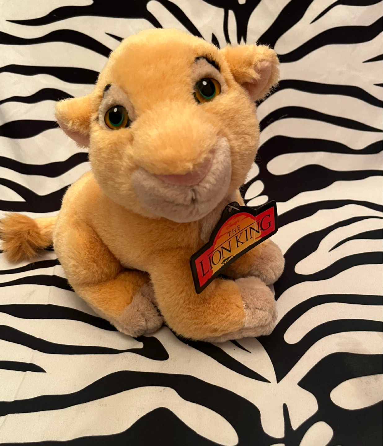 🦁 1990s Disney Store The Lion King Nala Cub Plush Toy 🦁