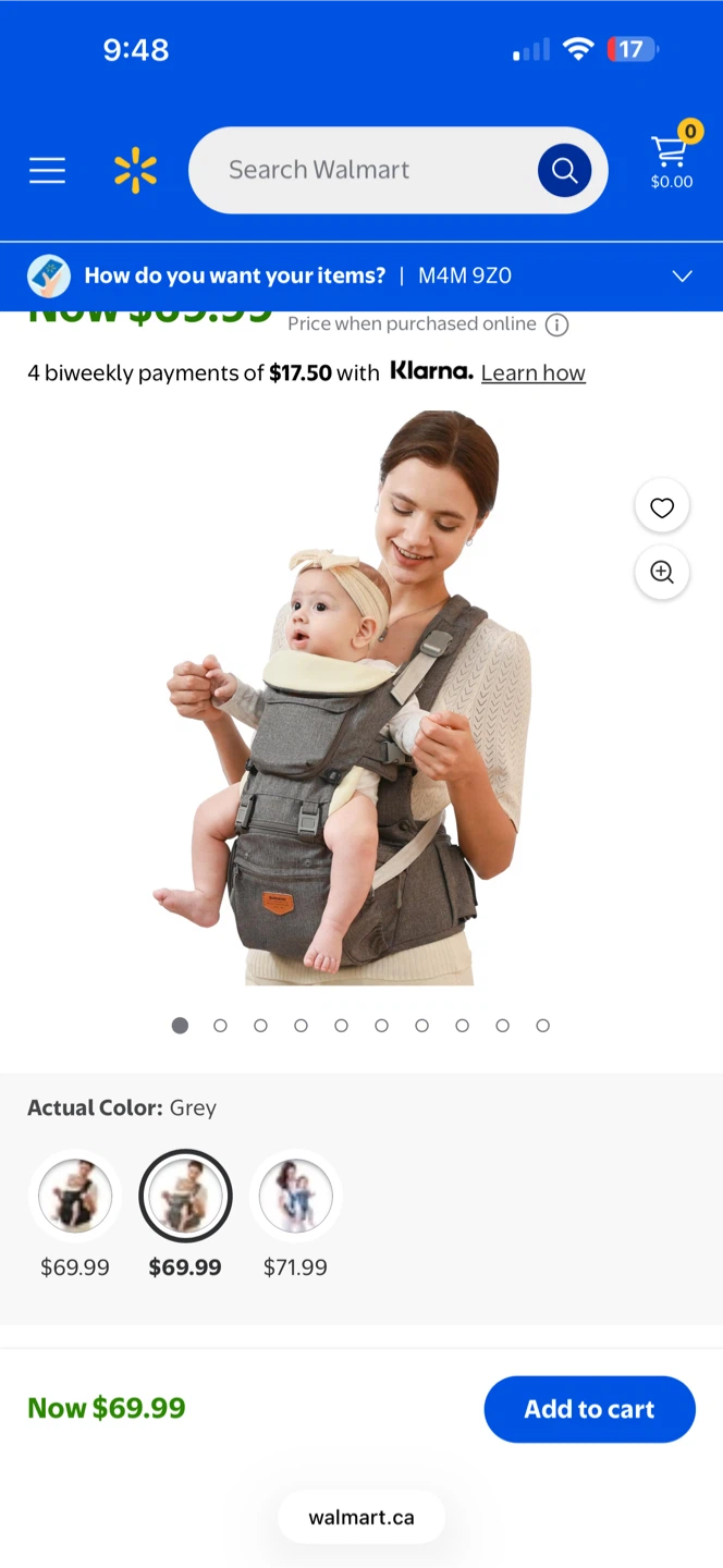 Ainomi Baby Carrier - Grey - photo 2