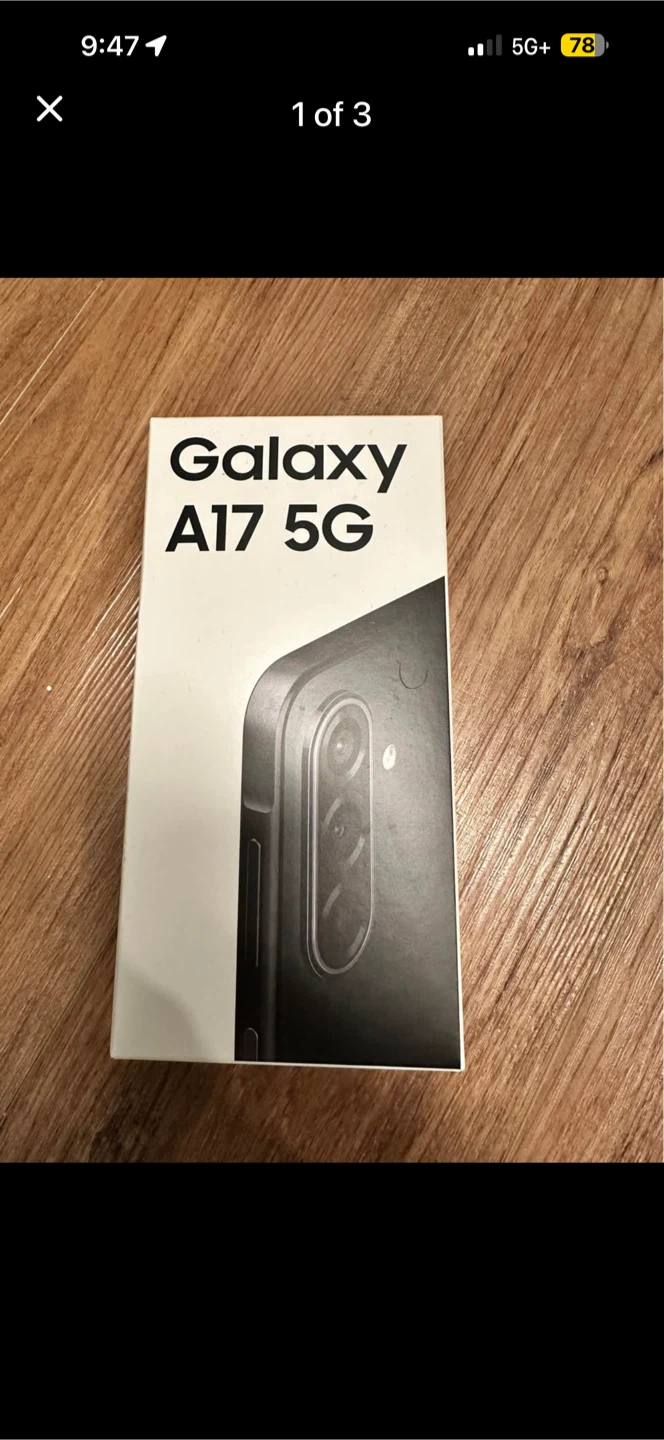 Samsung Galaxy A17 5G with Accessories