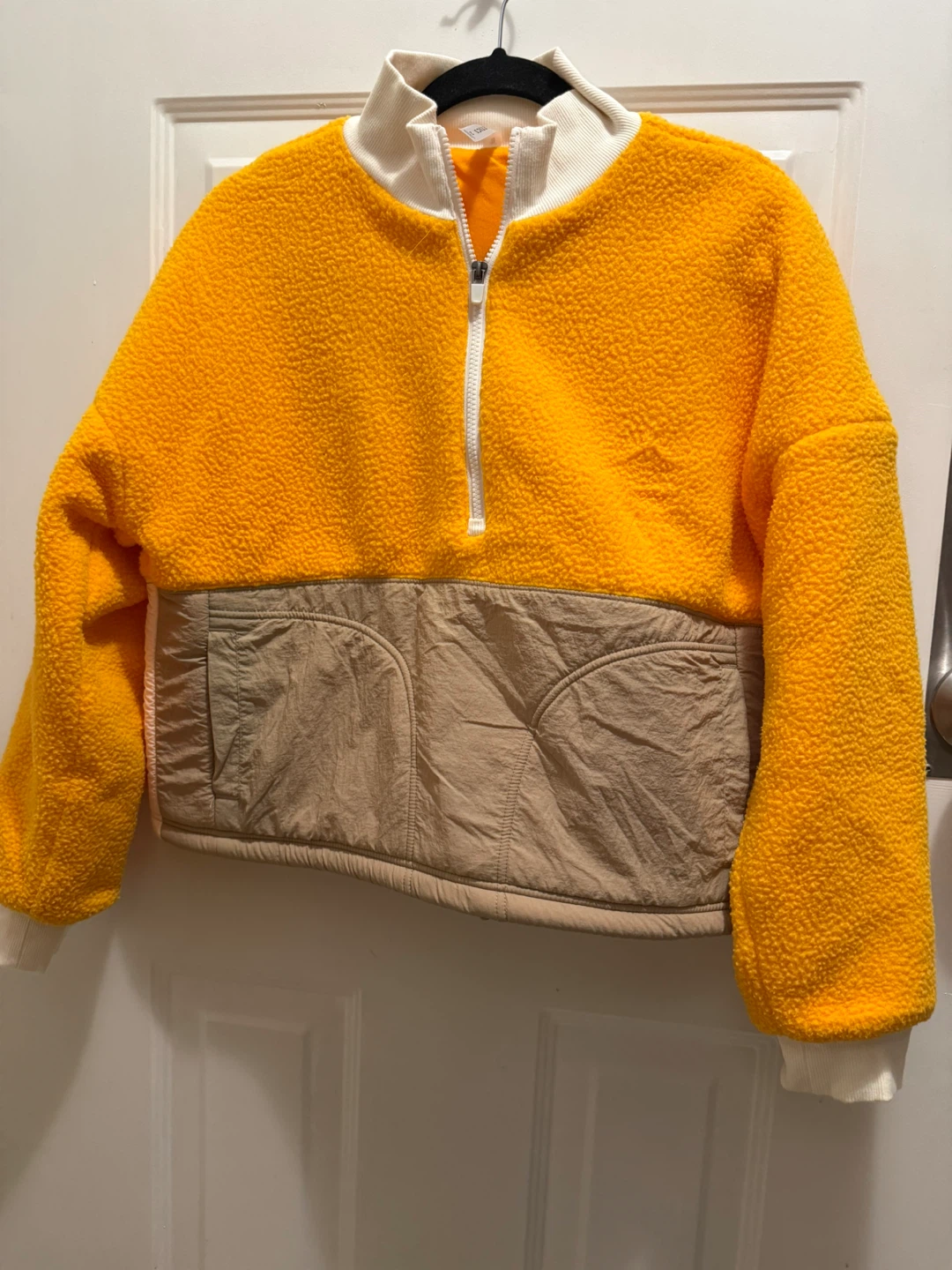 Fabletics Half-Zip Pullover - Yellow