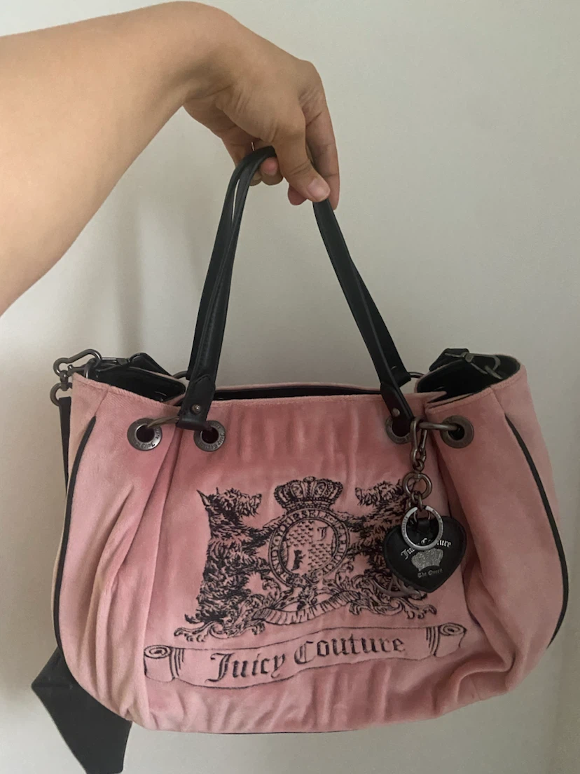 RARE JUICY COUTURE TWIG DOGS DOUBLE HANDLE UK EXCLUSIVE BAG