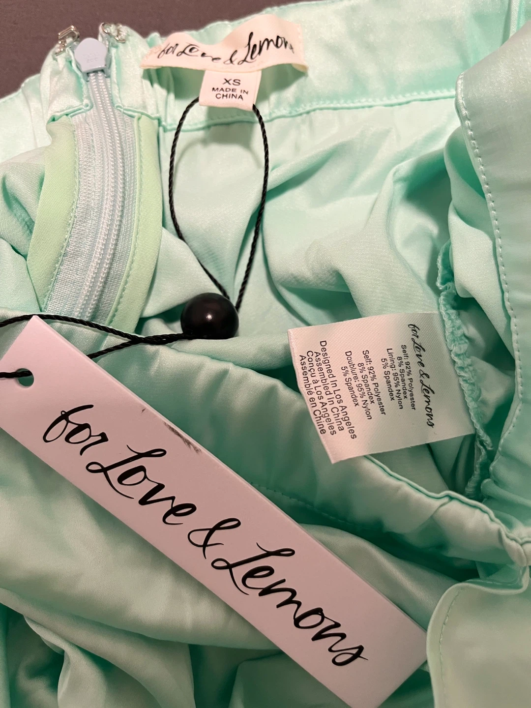 Brand New For Love & Lemons Ruched Midi Skirt — Size XS - photo 2