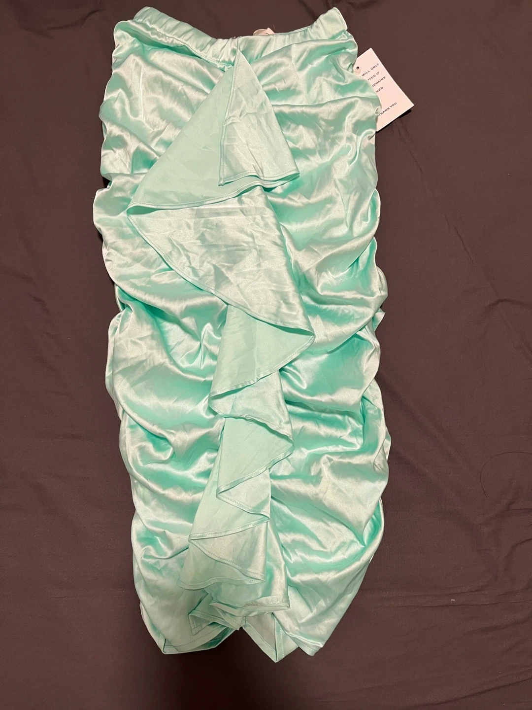 Brand New For Love & Lemons Ruched Midi Skirt — Size XS - photo 3