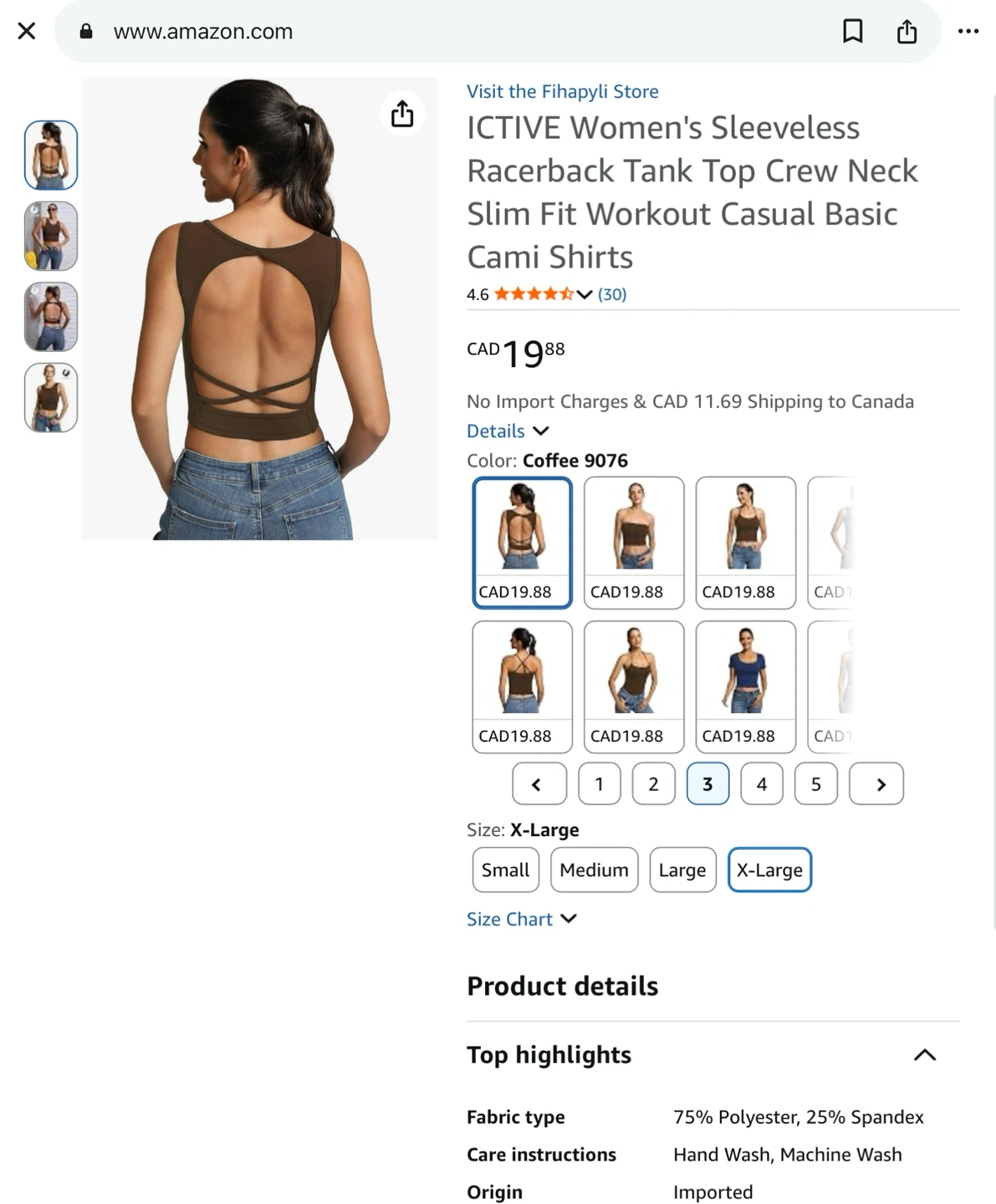 New ICTIVE Women's Sleeveless Racerback Tank Top - XL - photo 2