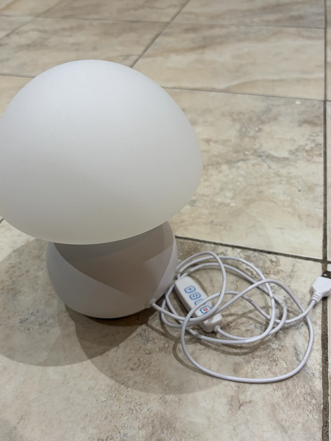 Mushroom Shape White Desk Lamp - photo 5