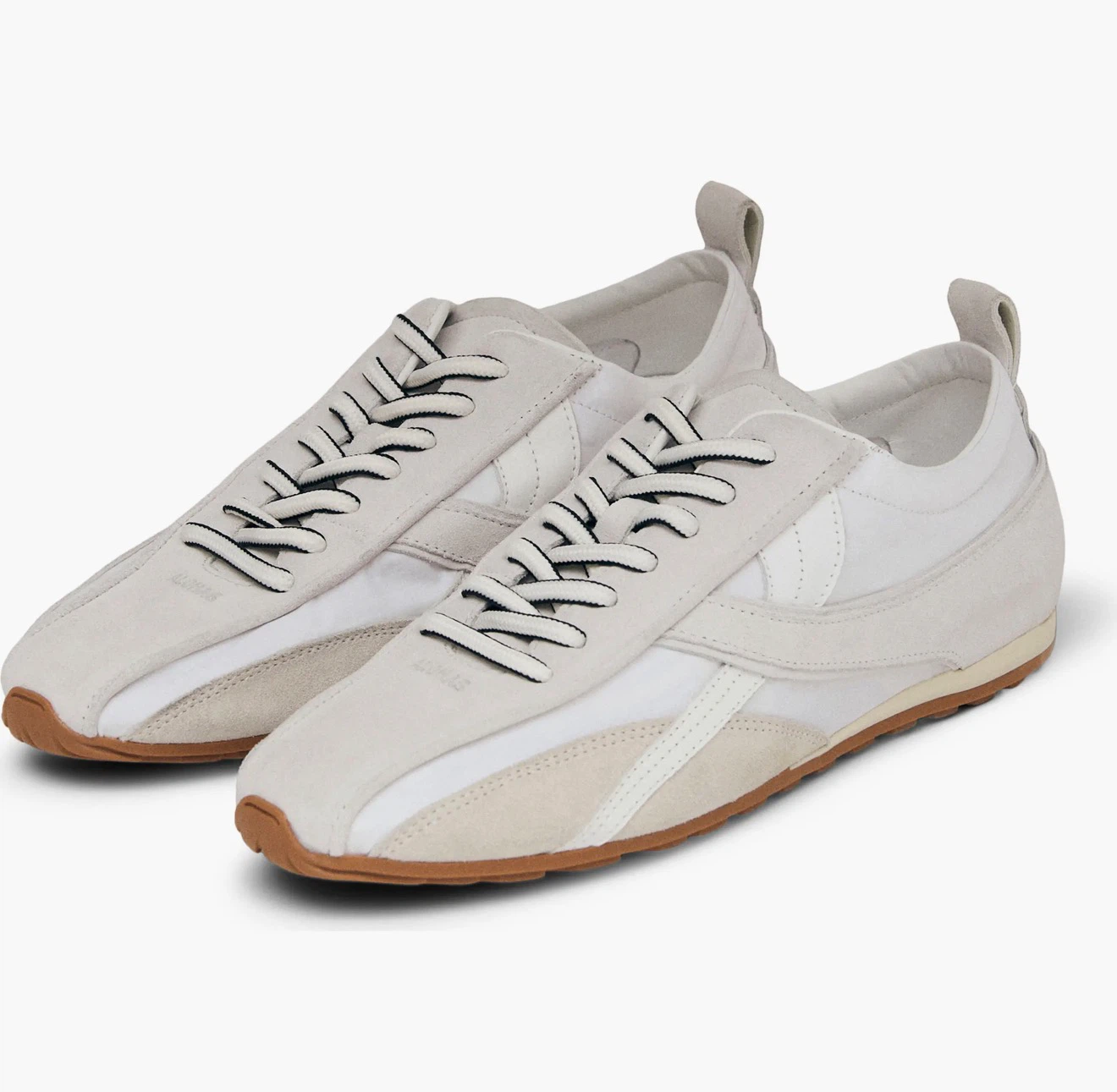 ALOHAS TB.304 White Suede Leather Sneakers Size 9 BNIB