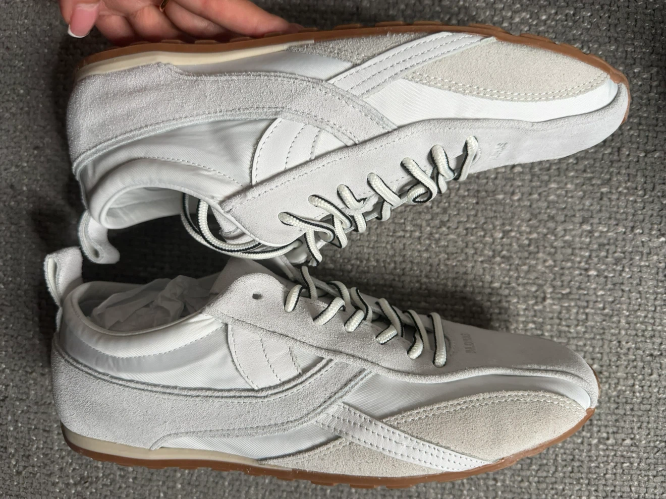 ALOHAS TB.304 White Suede Leather Sneakers Size 9 BNIB - photo 3