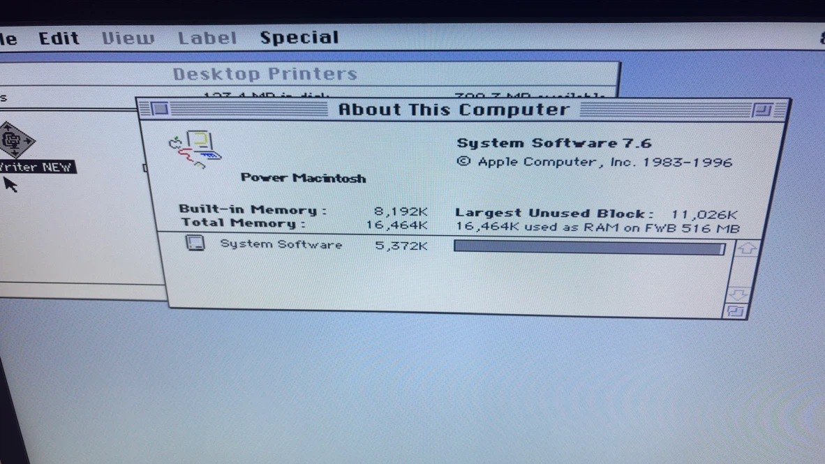 Fully Working Vintage Apple Power Macintosh 7200/75 - photo 3