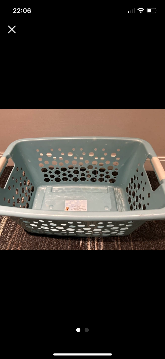 Essential Essentials Hip Hugger Laundry Basket - photo 2